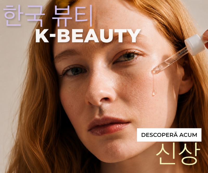 K-BEAUTY îngrijire coreeană pentru ten, ser aplicat cu pipeta pe piele, DESCOPERĂ ACUM
