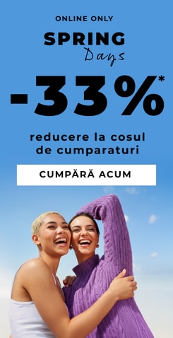 Promoție online de primăvară −33% reducere la coșul de cumpărături
