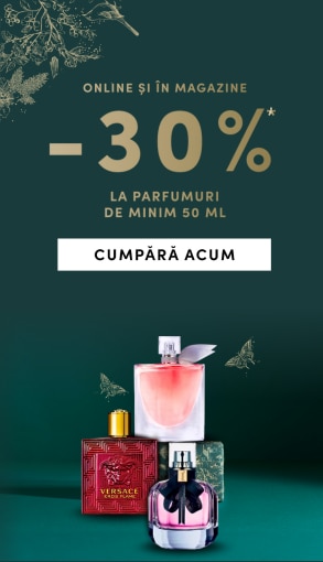 Reducere 30% la parfumuri de minimum 50 ml – Versace Eros Flame și alte parfumuri de lux, promoție online și în magazine.