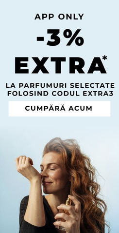 Promoție aplicație Marionnaud: reducere extra 3% la parfumuri selectate, ofertă limitată.