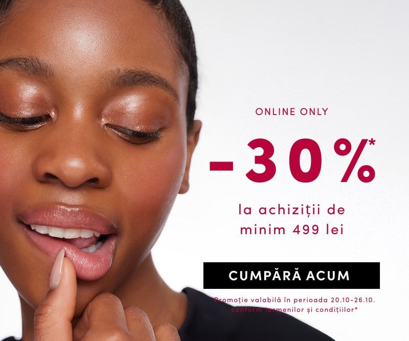 Promoție online exclusivă: -30% la cumpărături de minimum 499 lei, valabilă între 20-26 octombrie. Cumpără acum.