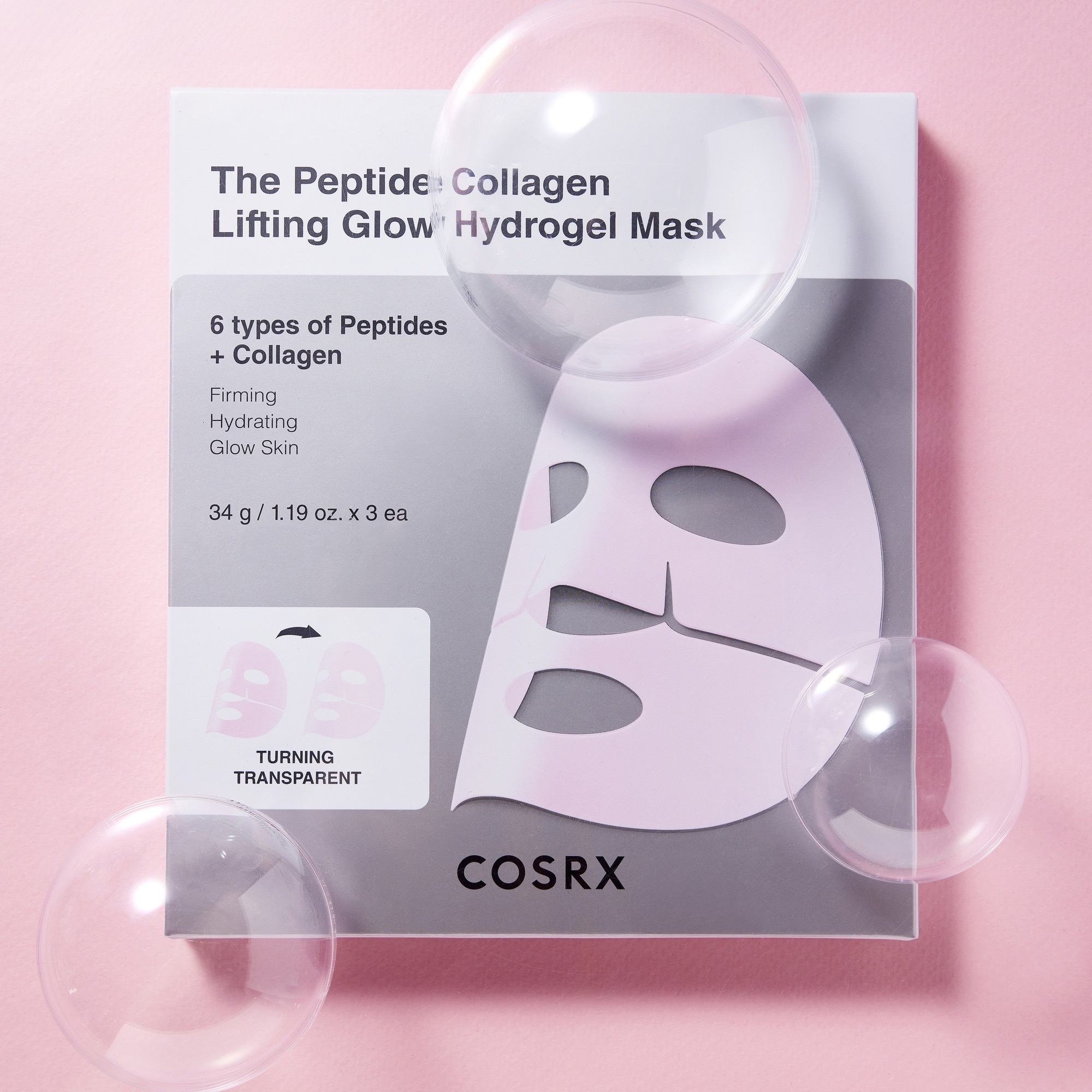 3 BUCATI COSRX SKIN-CARE Masca de fata tip servetel The Peptide Collagen LiftingHydrogel  2 of 5 Masca de fata tip servetel The Peptide Collagen LiftingHydrogel