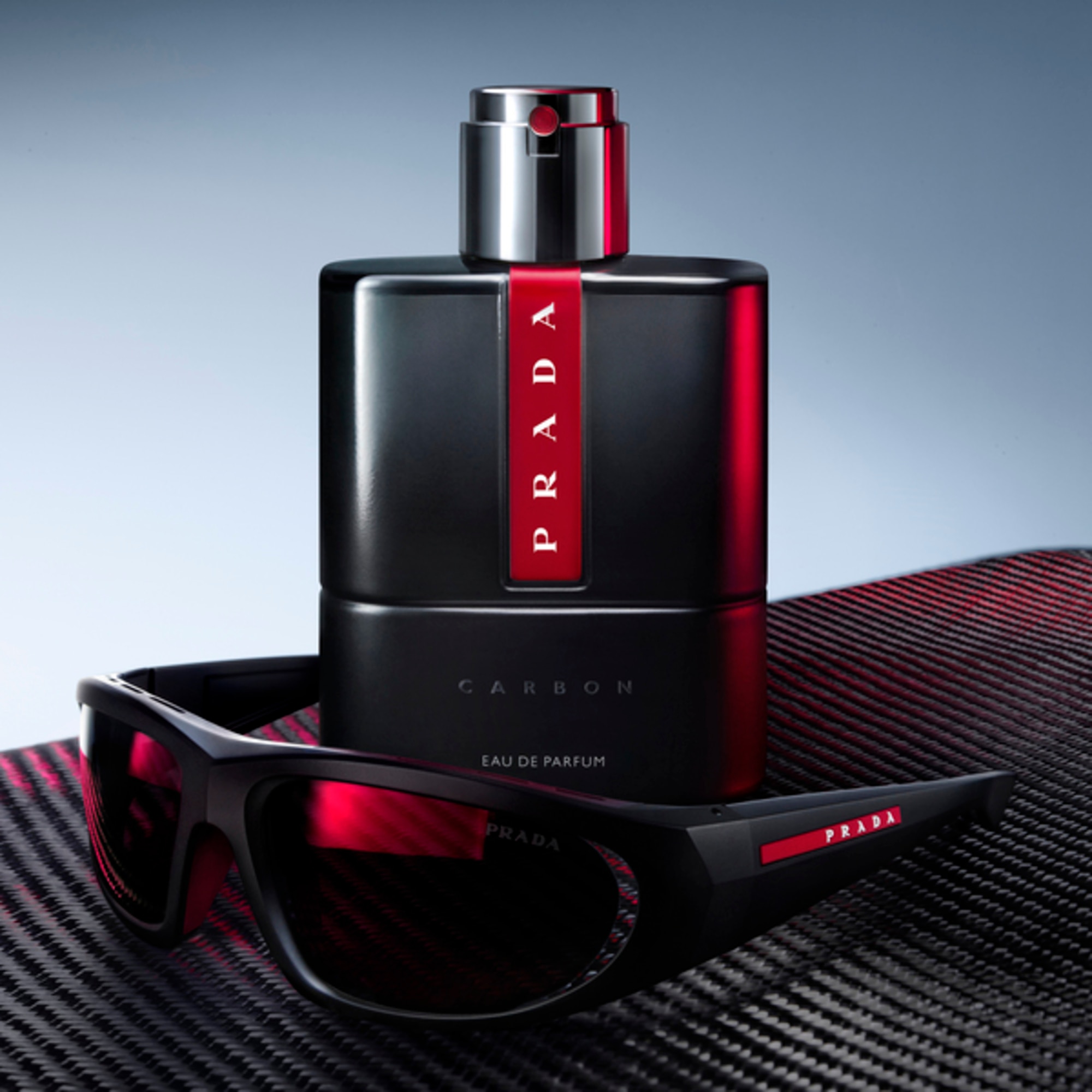 100 ML Prada LUNA ROSSA Luna Rossa Carbon Apa de Parfum 1 of 8