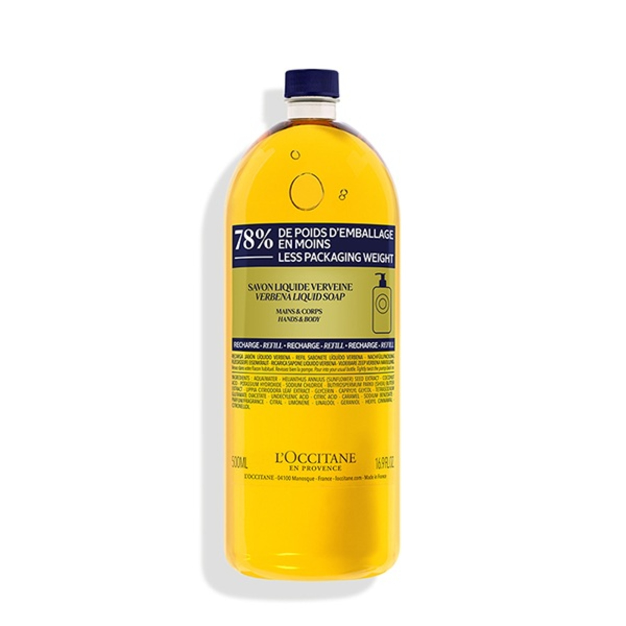 500 ML L'Occitane Shea Sapun lichid Shea Verbena Refill 1 of 1 Sapun lichid Shea Verbena Refill