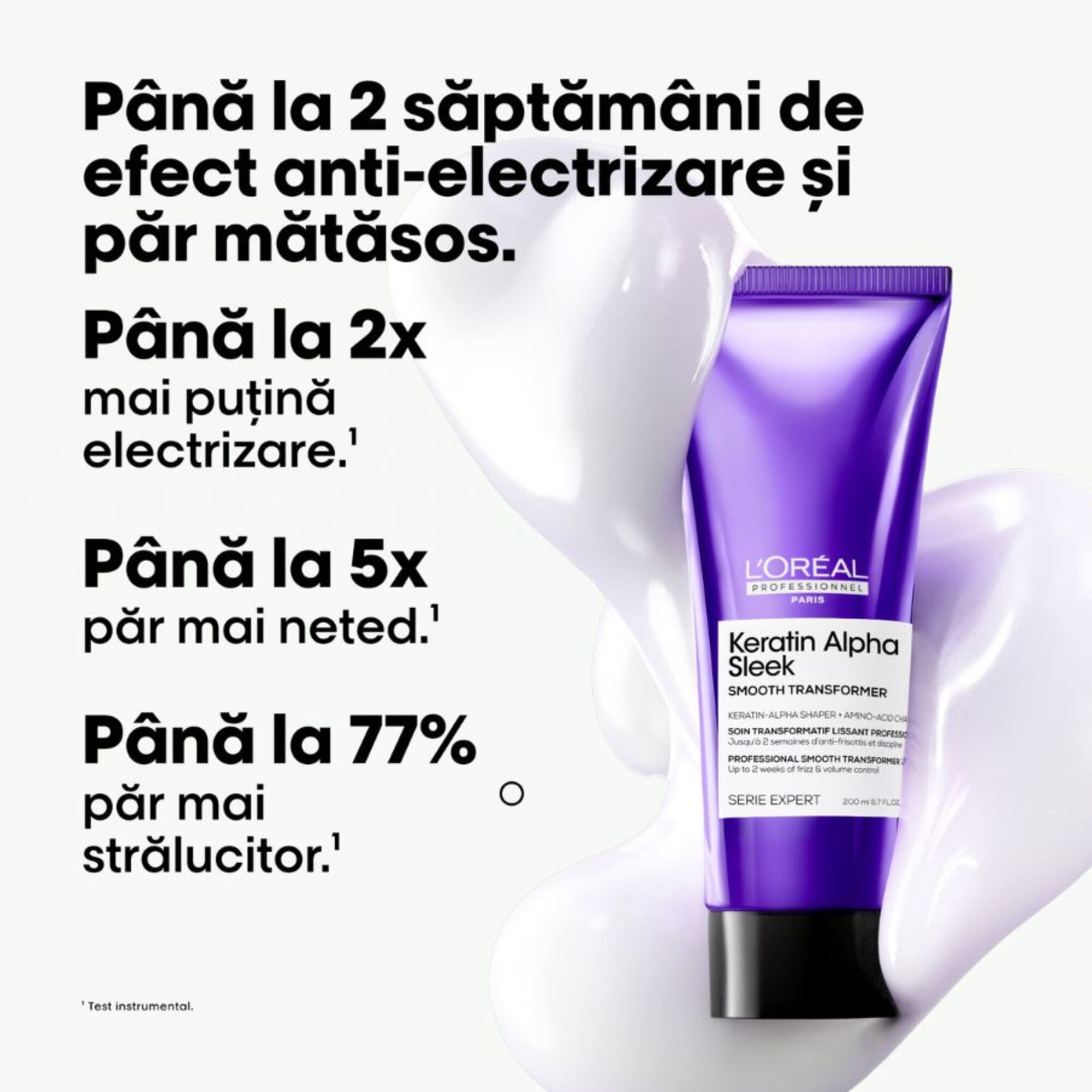 Crema-tratament Expert Keratin Alpha Sleek