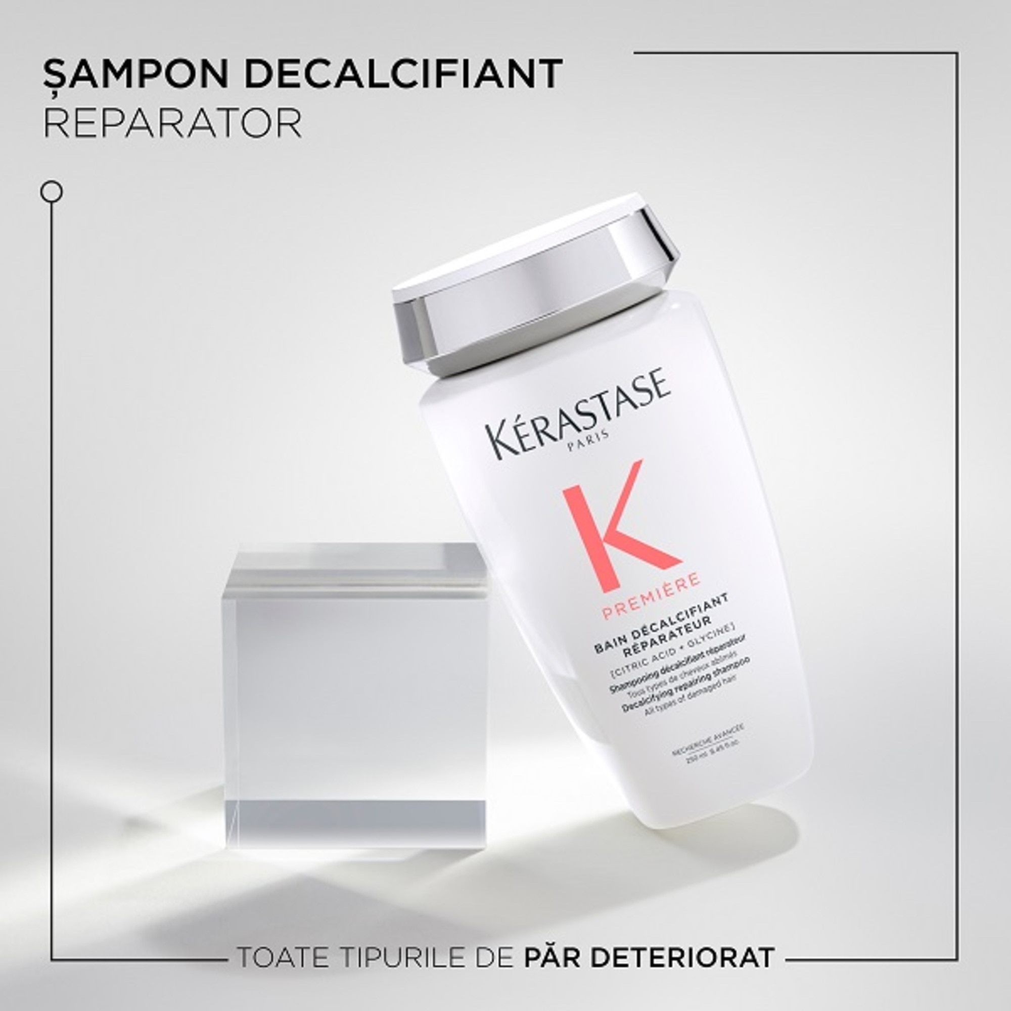 Sampon Bain Decalcifiant Reparateur pentru parul deteriorat