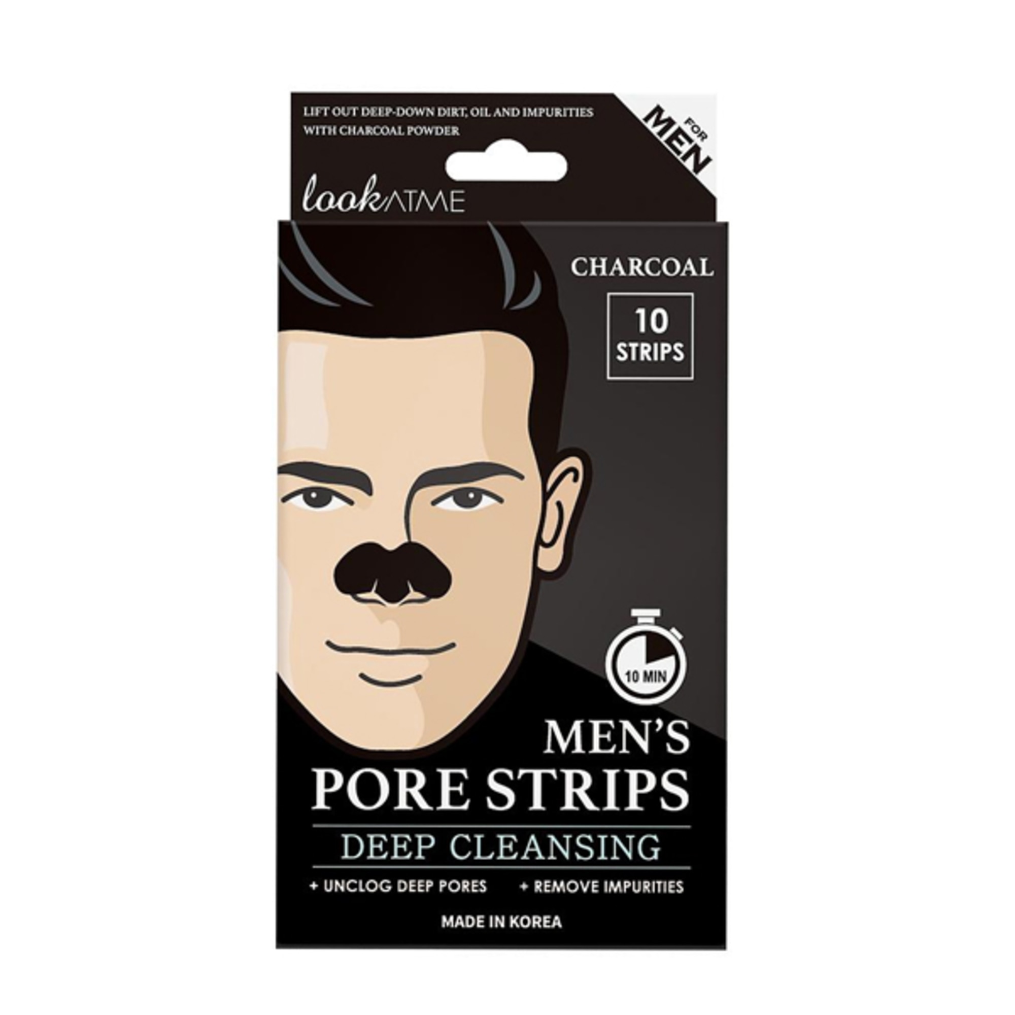 20 G LOOK AT ME CHARCOAL Set plasturi pentru zona nasului 1 of 1