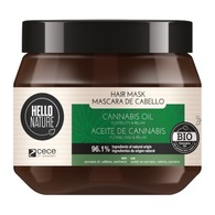 250 ML Hello Nature HAIR CARE Masca de par Cannabis Oil  1 of 2 