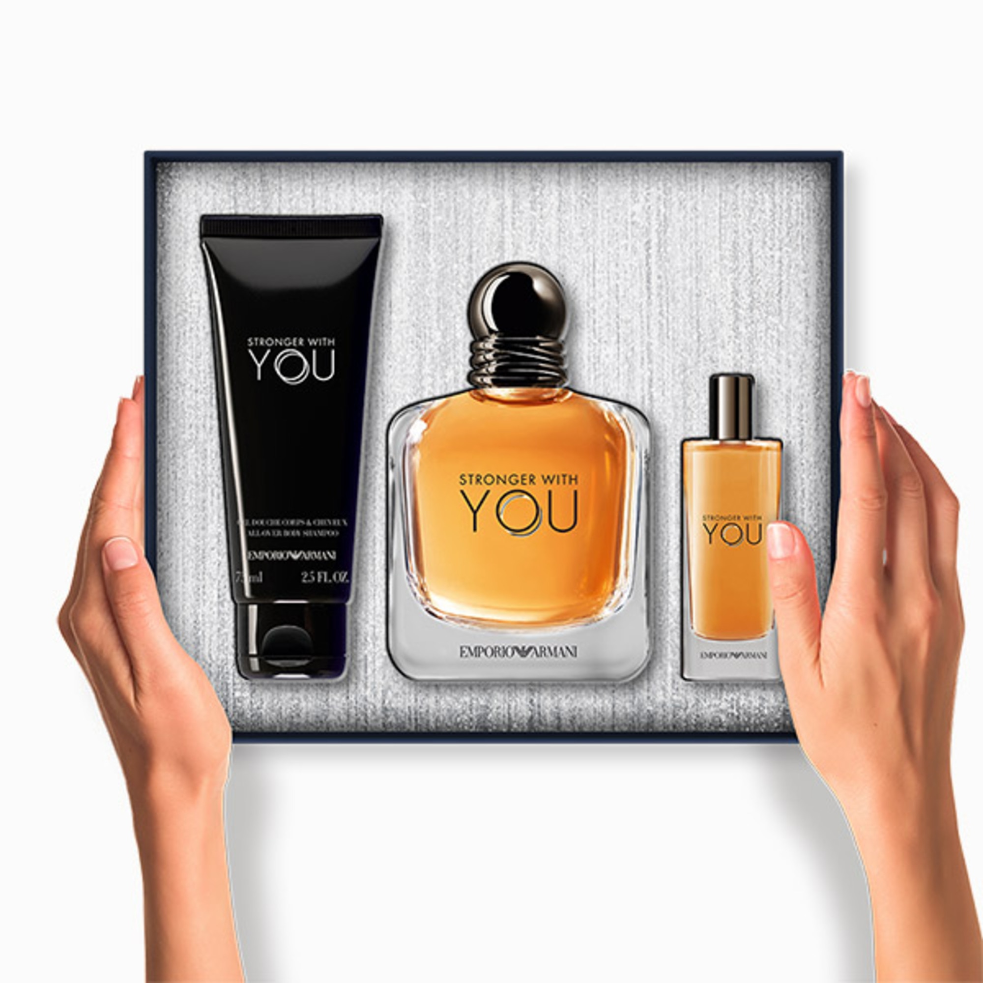 100+15+75 ML Armani YOU Set Stronger with You Apa de Toaleta  1 of 4 
