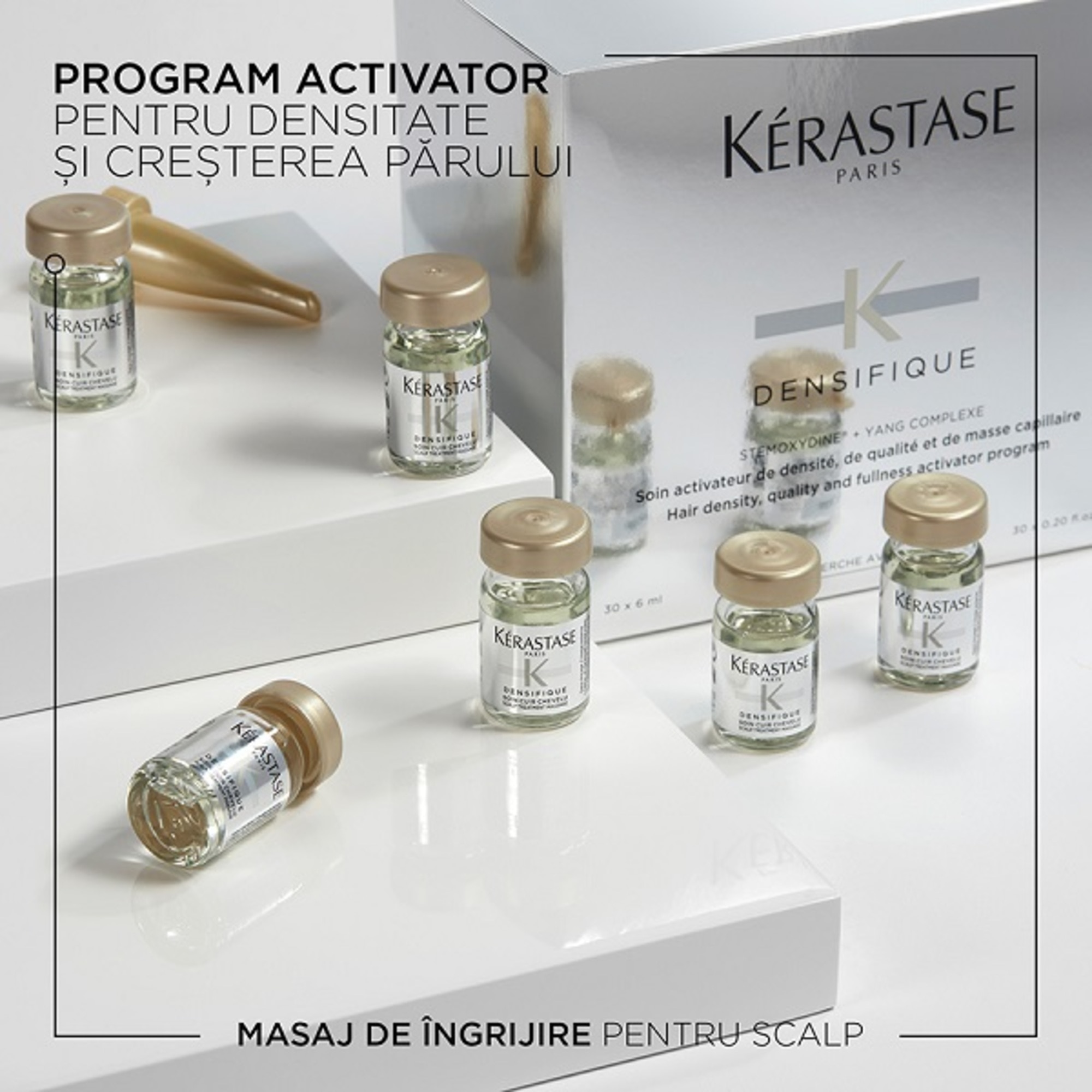 Tratament fiole pentru par lipsit de densitate Cure Femme