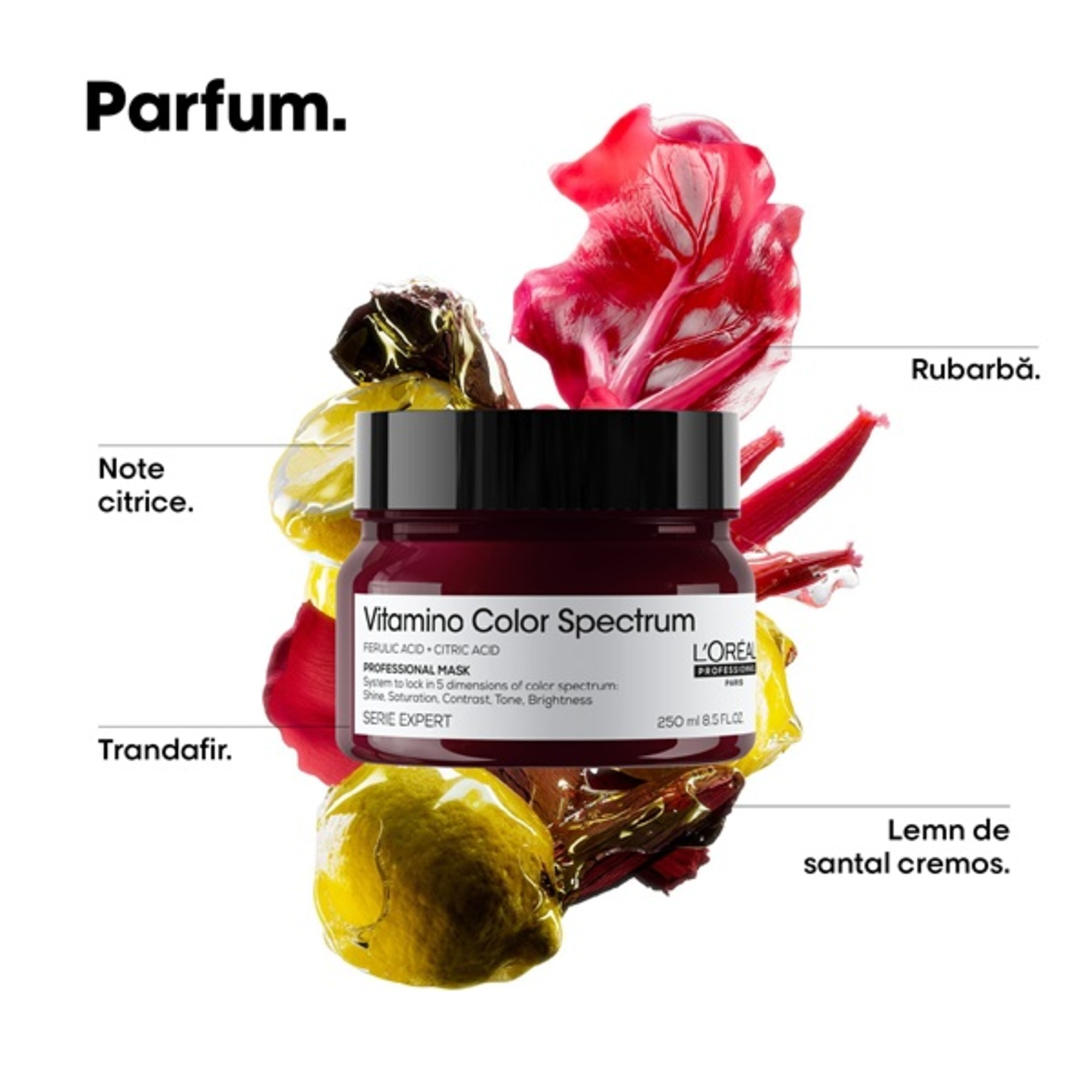 Masca pentru par vopsit pentru fixarea culorii