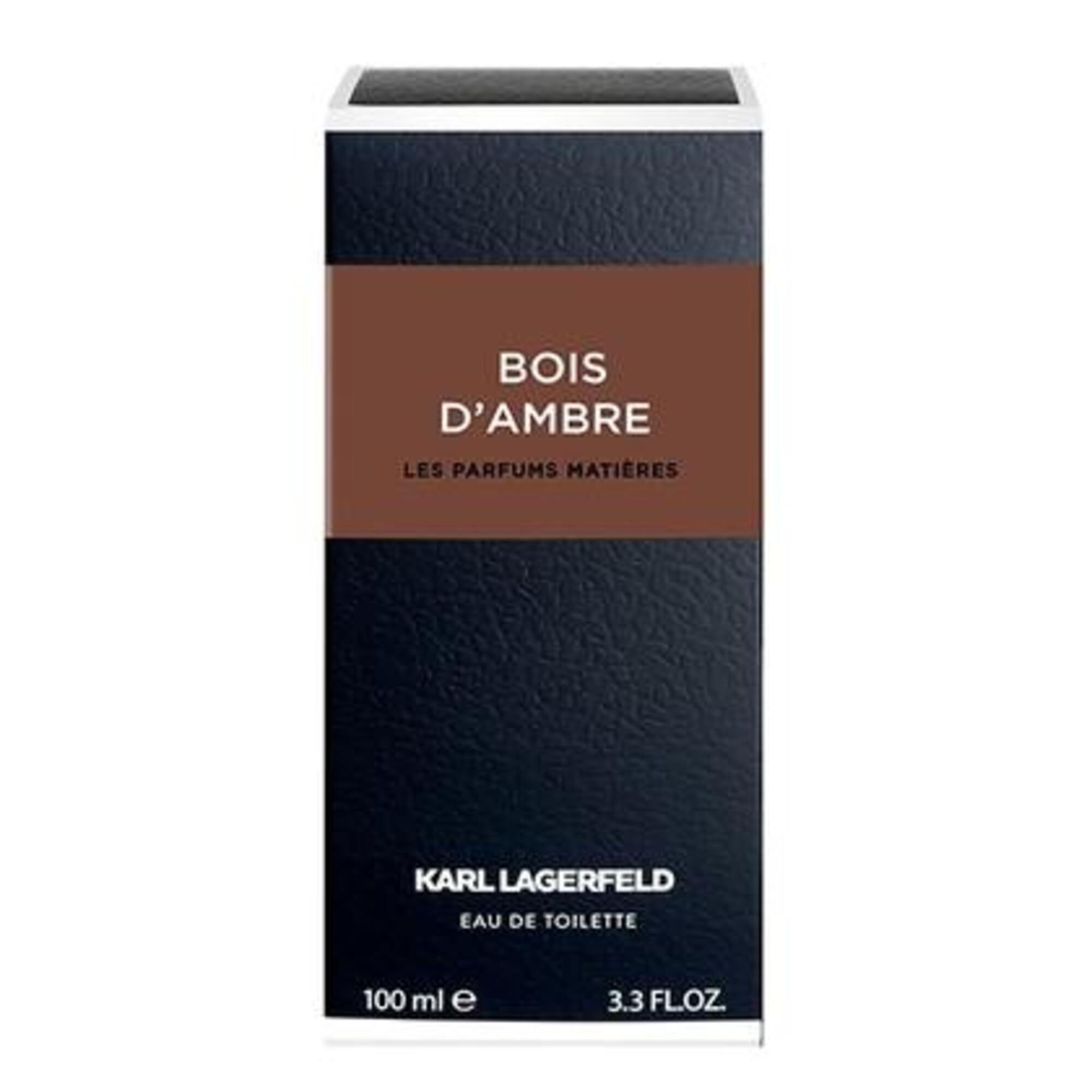 100 ML KARL LAGERFELD PARFUMS MATIERES Bois d Ambre Apa de Toaleta  1 of 3 