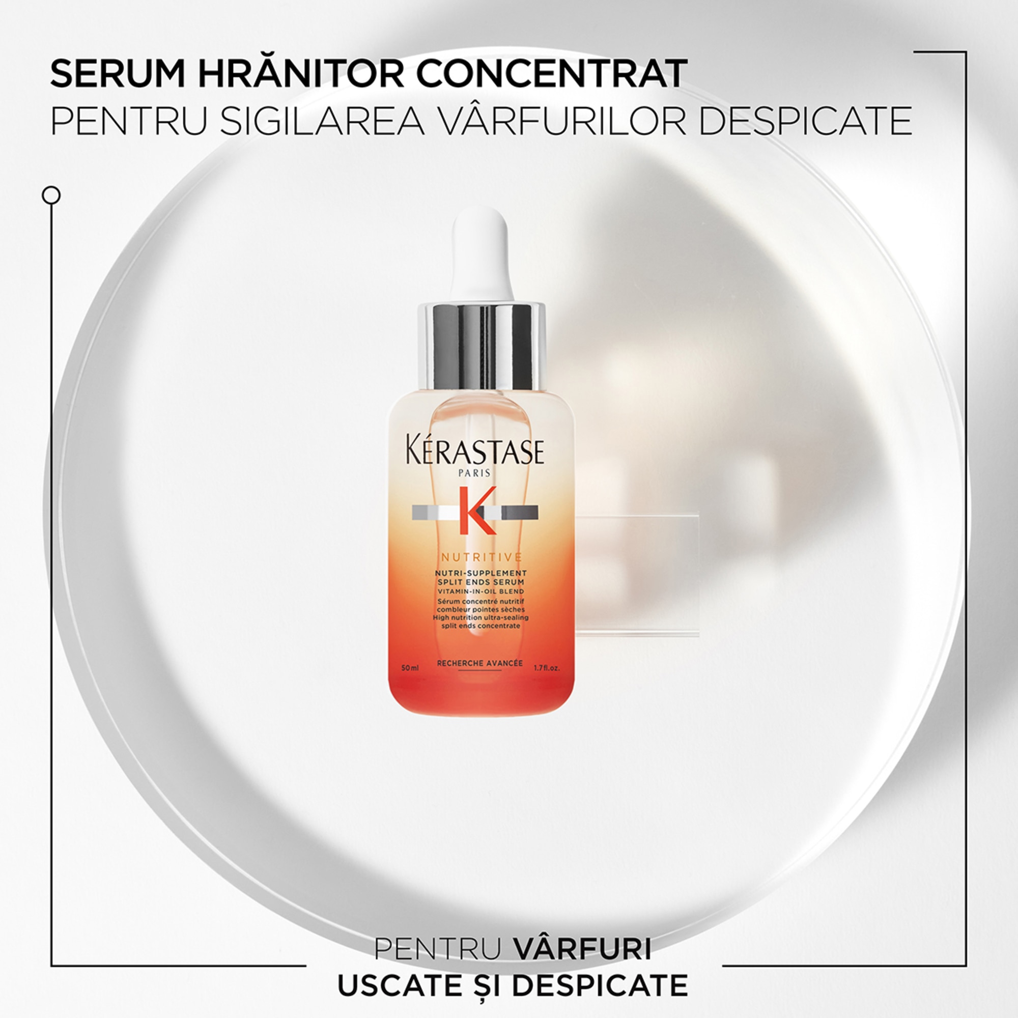 Serum hranitor varfuri uscate si despicate Nutri Supplement