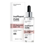 30 ML InoPharm Pure Elements PURE ELEMENTS Serum pentru fata cu Acid Hialuronic si Vitamina B5  1 of 1 Serum pentru fata cu Acid Hialuronic si Vitamina B5