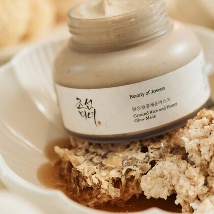Masca de fata Ground Rice Honey Glow Mask