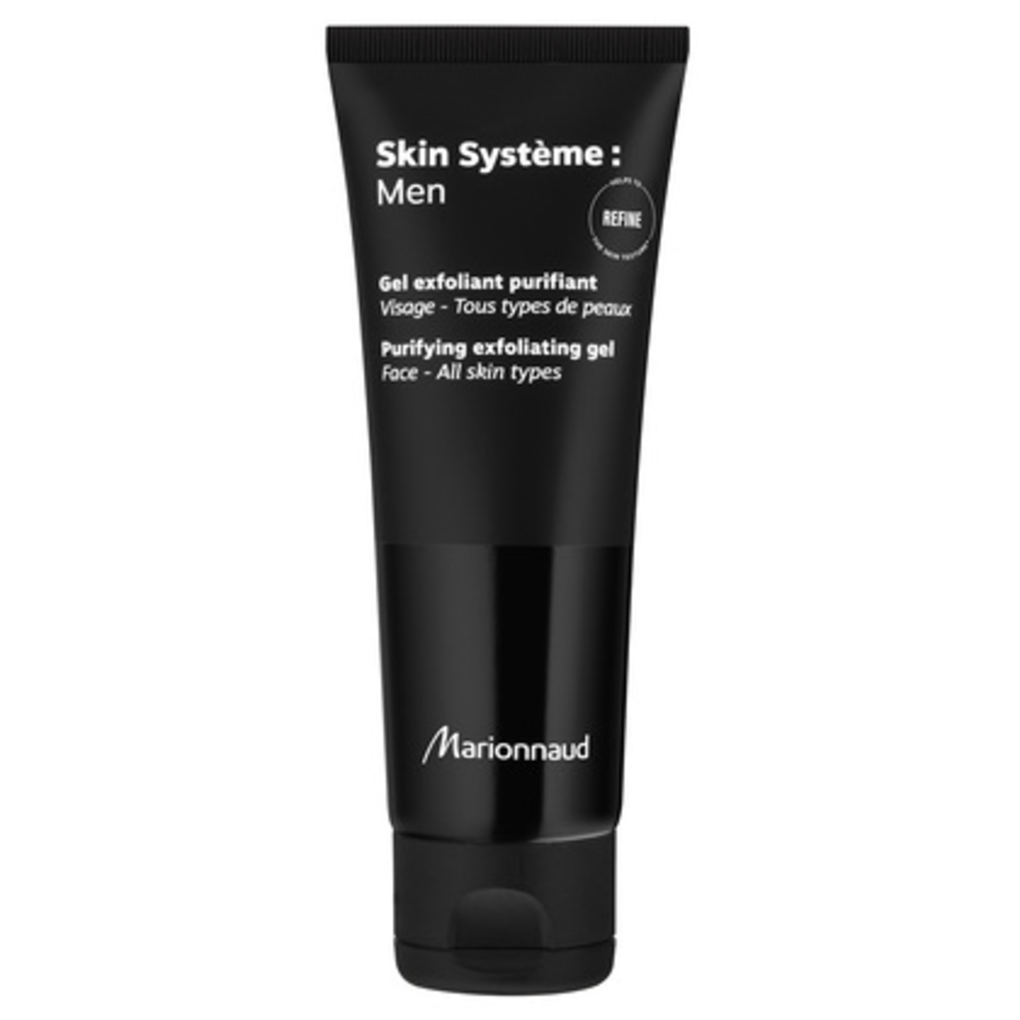 75 ML Marionnaud Skin Systeme MEN FACE CLEANSING Exfoliant pentru fata Purifying Exfoliating Gelcharcoal  Exfoliant pentru fata Purifying Exfoliating Gelcharcoal