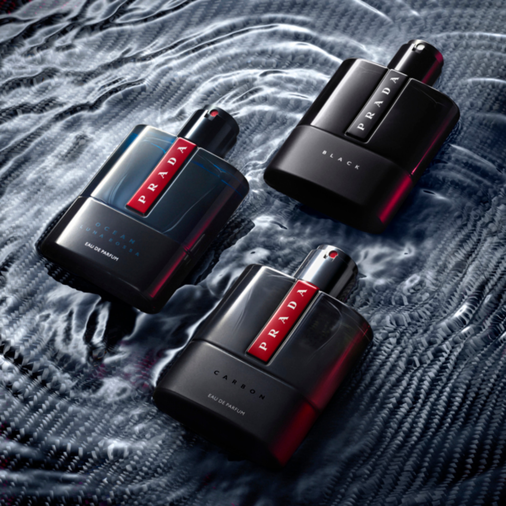 50 ML Prada LUNA ROSSA Luna Rossa Carbon Apa de Parfum  1 of 8 