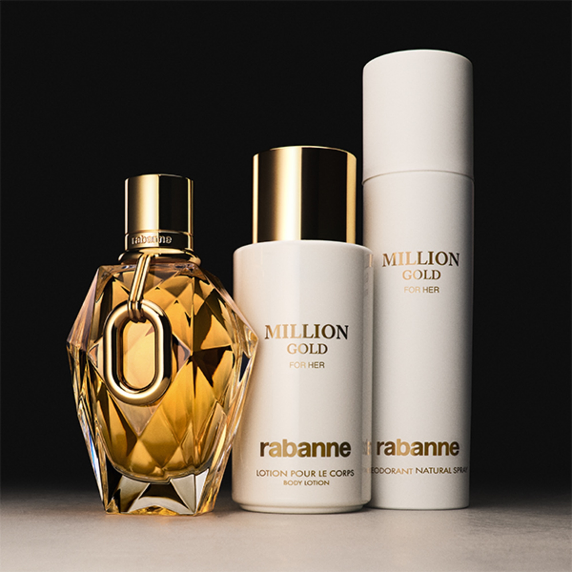 90 ML Rabanne MILLION Million Gold for Her Apa de Parfum 1 of 7