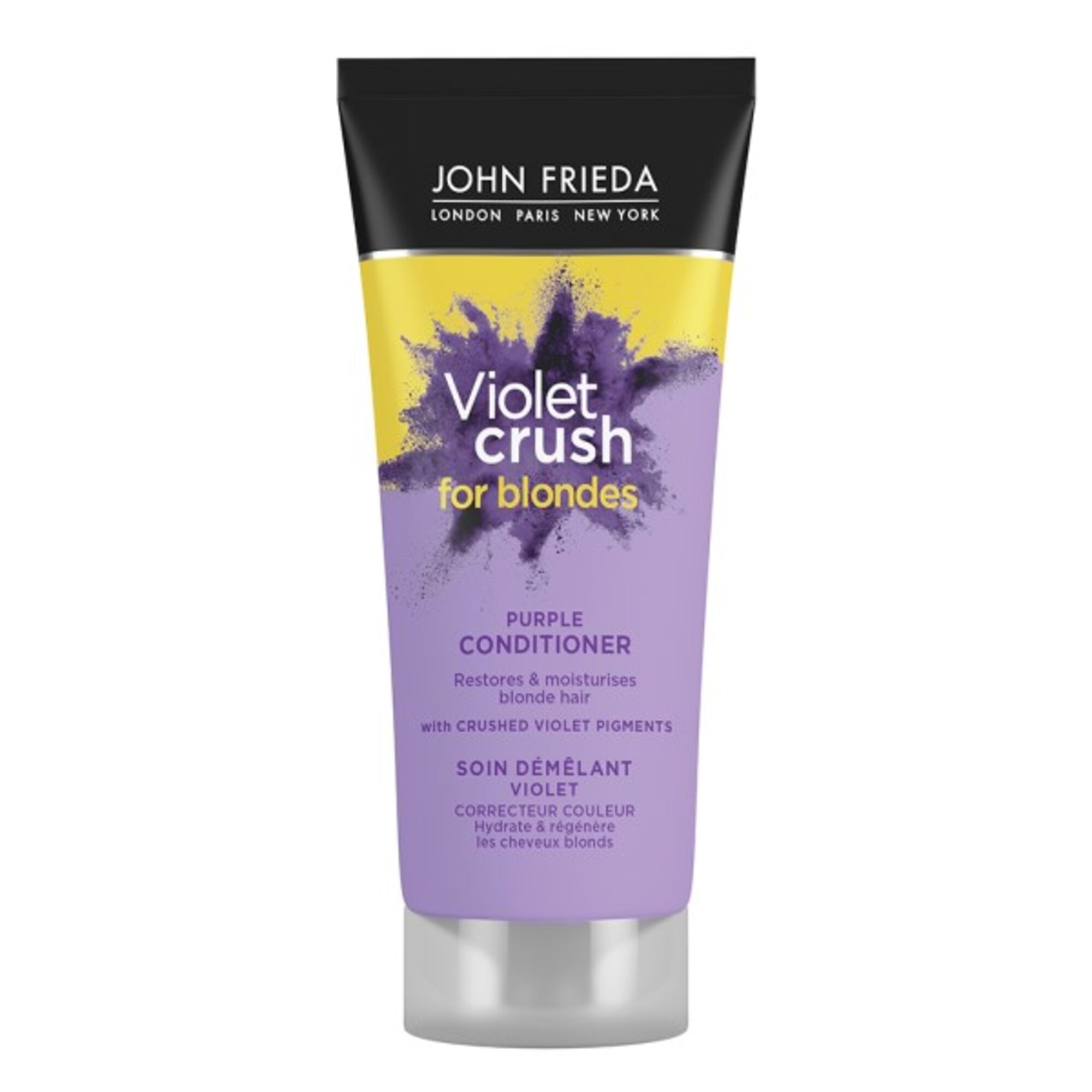 75 ML John Frieda VIOLET CRUSH Balsam cu pigment violet pentru par blond 1 of 1
