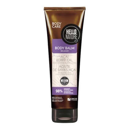 250 ML Hello Nature BODY CARE Balsam reparator pentru corp Acai Berry Oil  1 of 1 