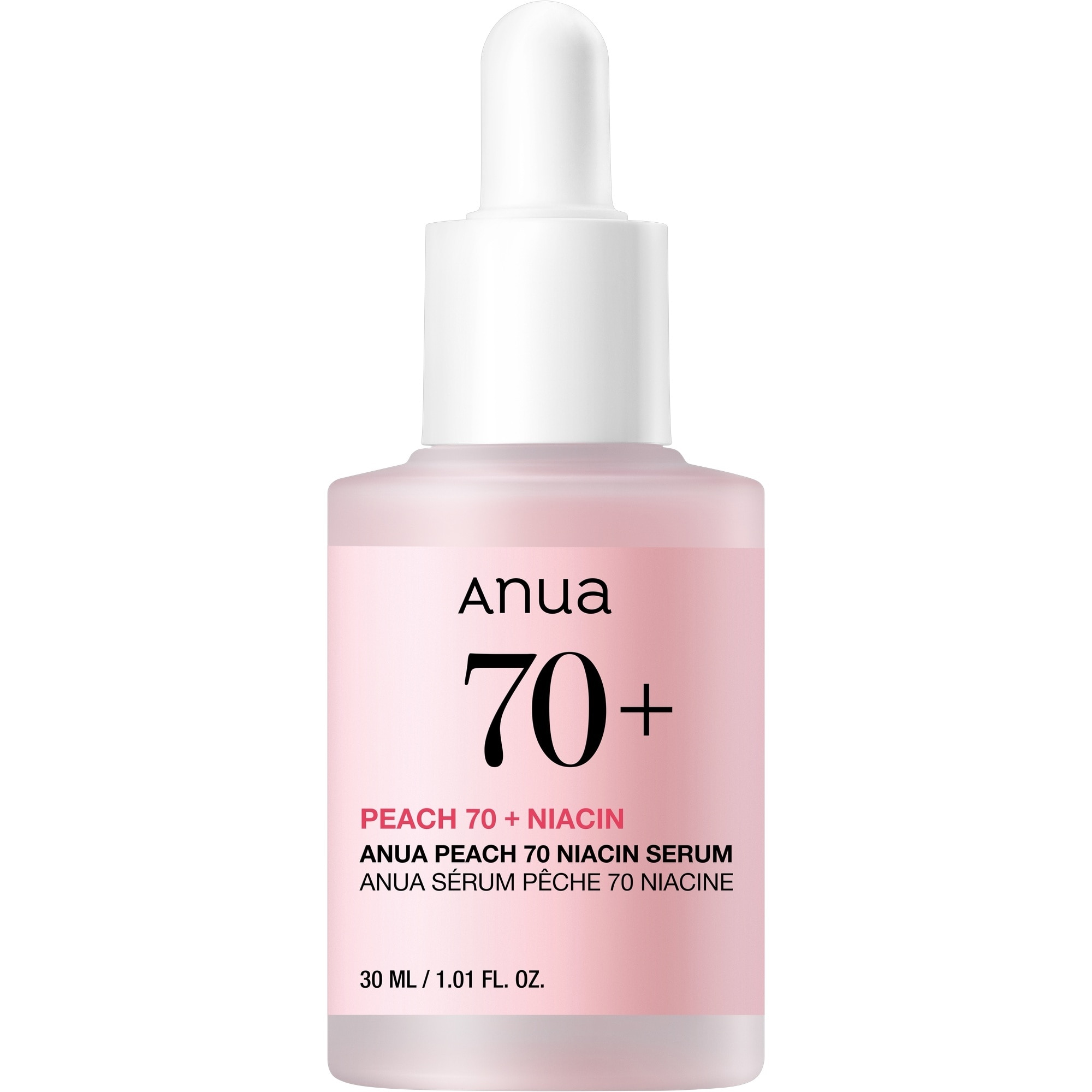 30 ML ANUA Peach 70 Ser iluminator Peach 70+ Niacin 1 of 2 Ser iluminator Peach 70+ Niacin