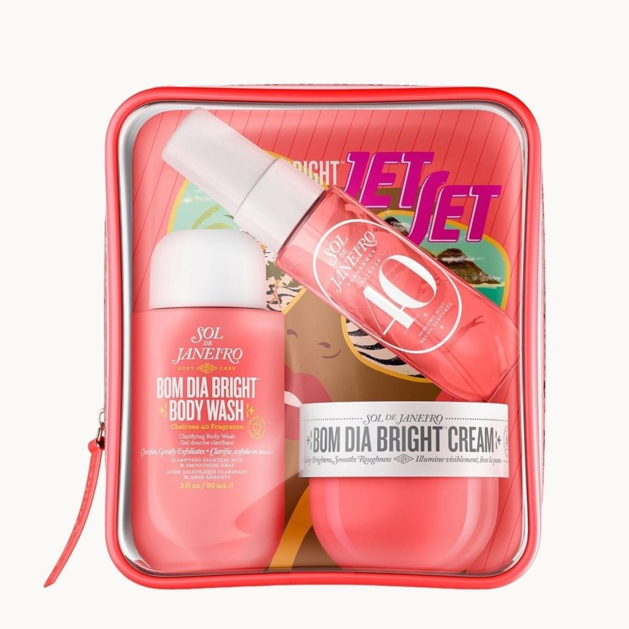 50+90+30 ML Sol de Janeiro Brazilian Crush Cheirosa 40 Set de ingrijire Bom Dia Bright Jet 1 of 1 Set de ingrijire Bom Dia Bright Jet