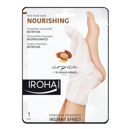 2X9 ML Iroha NOURISHING Masca soseta hidratanta pentru picioare cu ulei de argan  1 of 1 