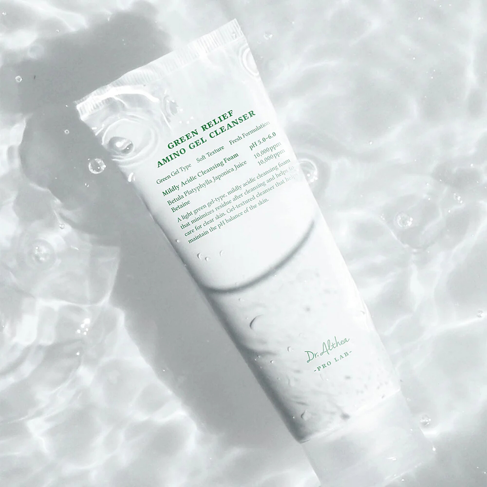 100 ML DRALTHEA SKIN-CARE Spuma de curatare calmanta Green Relief Amino  3 of 3 Spuma de curatare calmanta Green Relief Amino