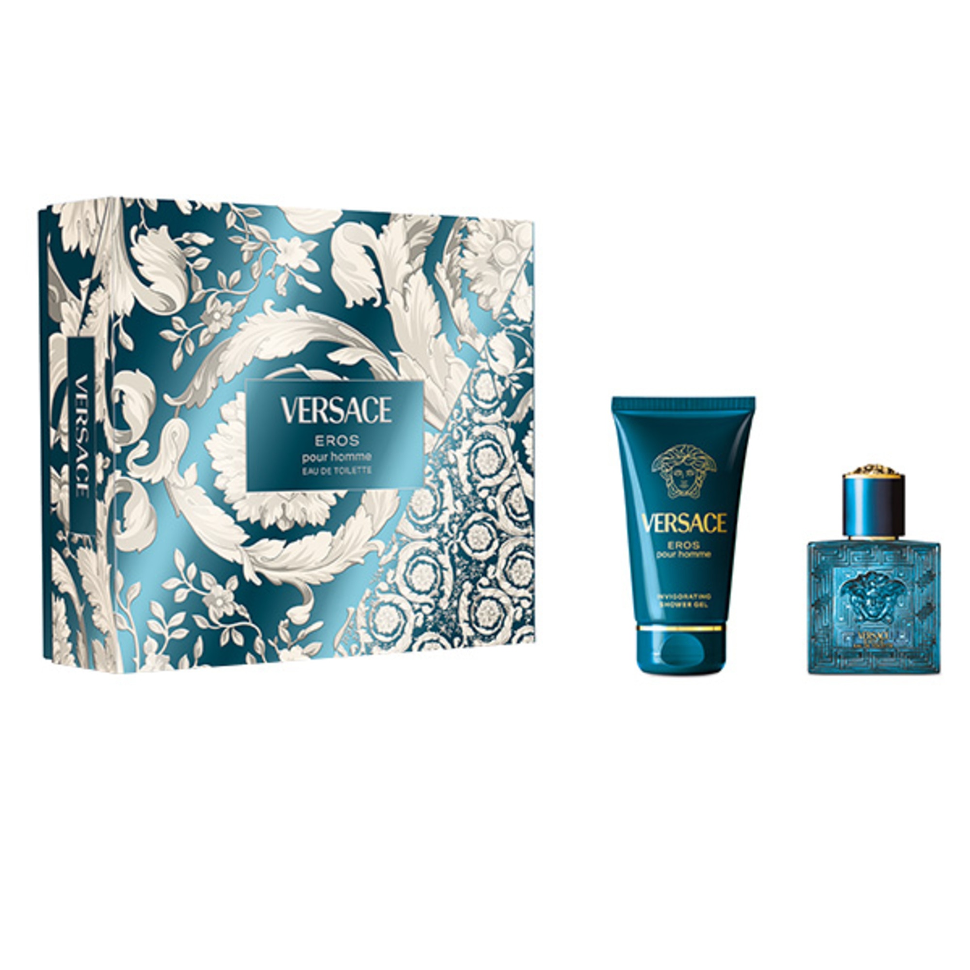 30+50 ML Versace EROS Set Eros Pour Homme Apa de Toaleta 1 of 1