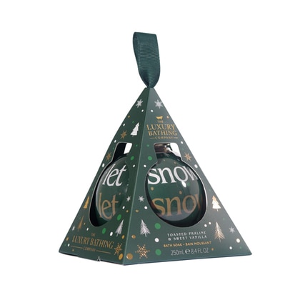 Spuma de baie Let It Snow Bath Soak Bauble