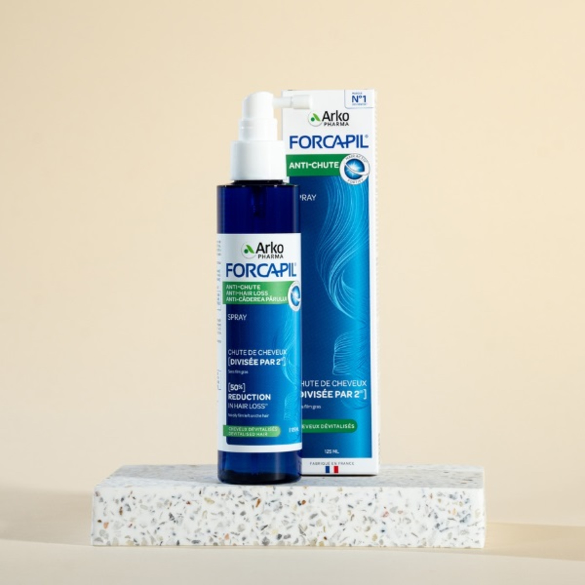 150 ML FORCAPIL FORCAPIL ANTI HAIR LOSS Spray anti-caderea parului  1 of 5 