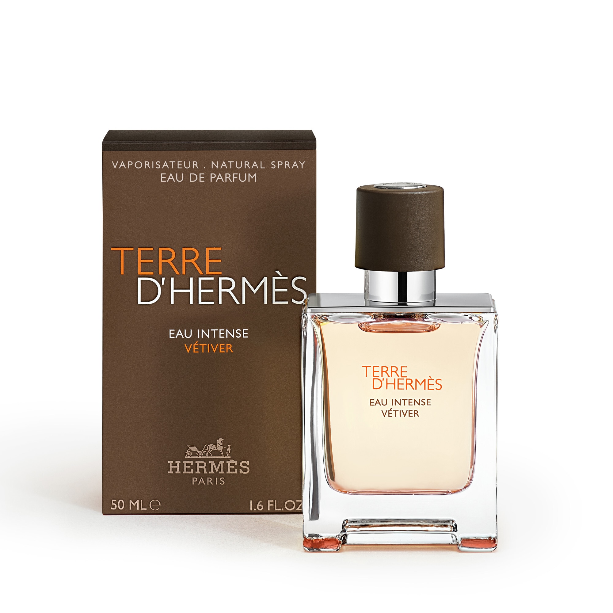 50 ML Hermès TERRE D'HERMES Eau Intense Vètiver Apa de Parfum  1 of 2 