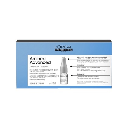 10X6 ML L'OREAL PROFESSIONNEL AMINEXIL ADVANCED Kit Fiole anti cadere a parului  1 of 3 