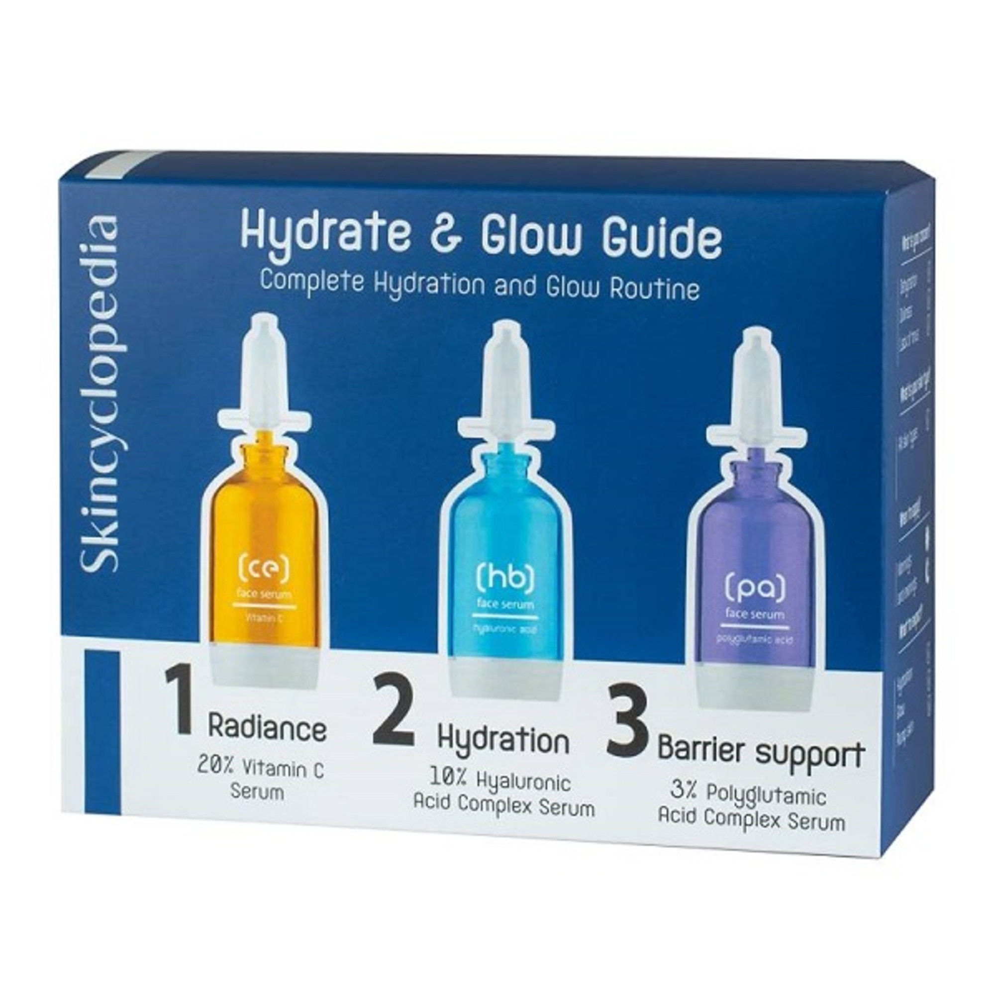 3X15 ML Skincyclopedia SKIN CARE Set de ingrijire Hydrate 1 of 1