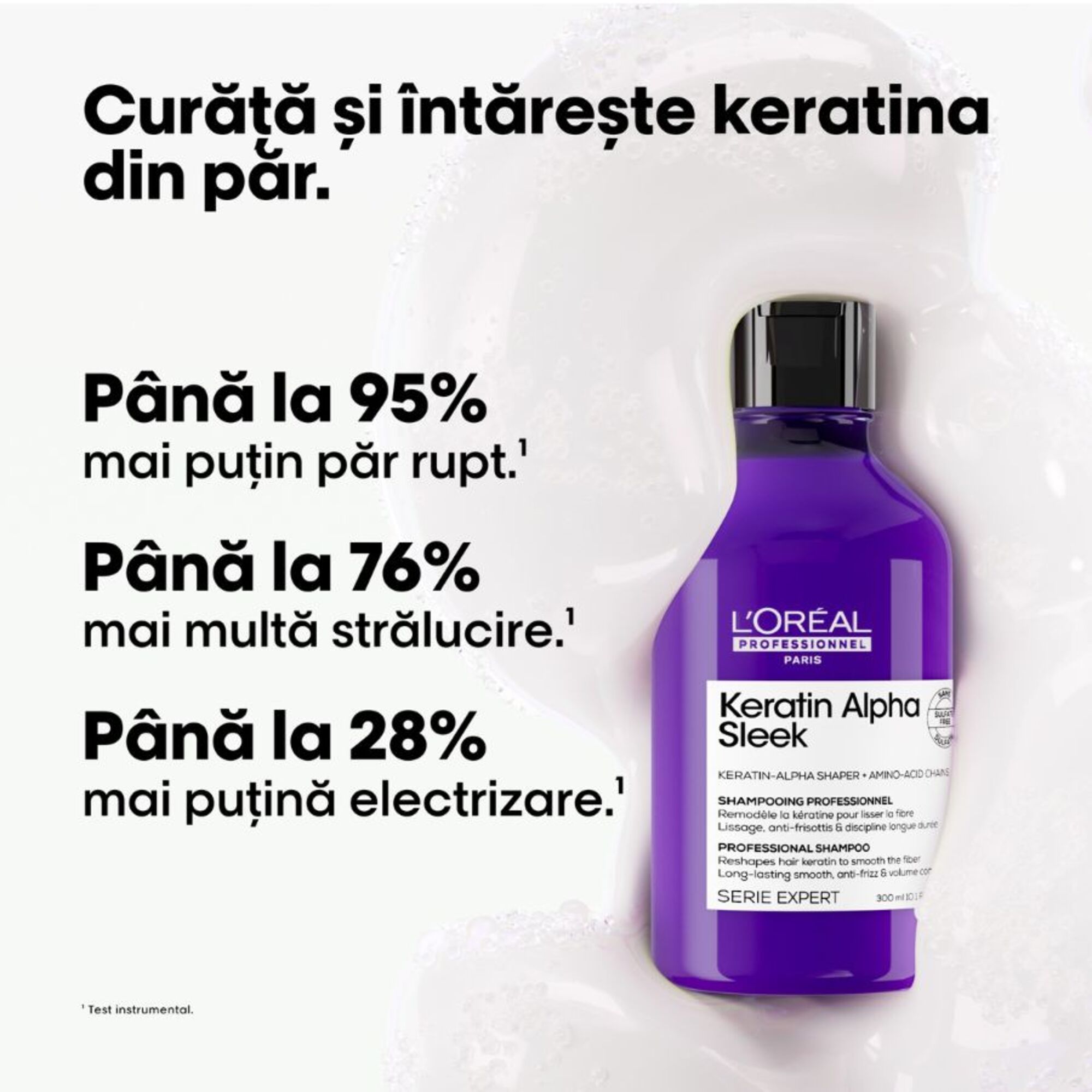 Sampon Expert Keratin Alpha Sleek