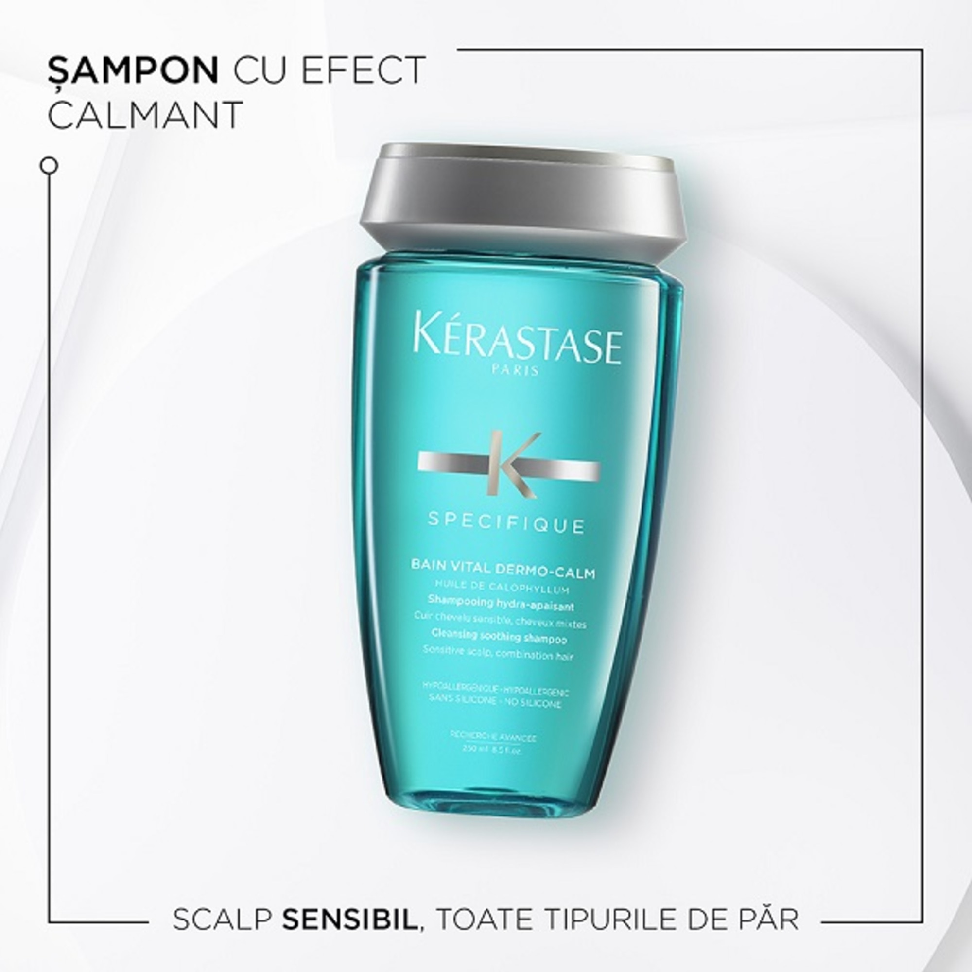 Sampon impotriva sensibilitatii scalpului Dermocalm Vital