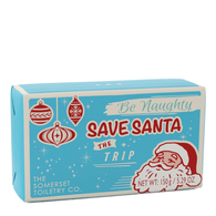 150 G Somerset CHRISTMAS Sapun solid The Naughty Save Santa  1 of 2 