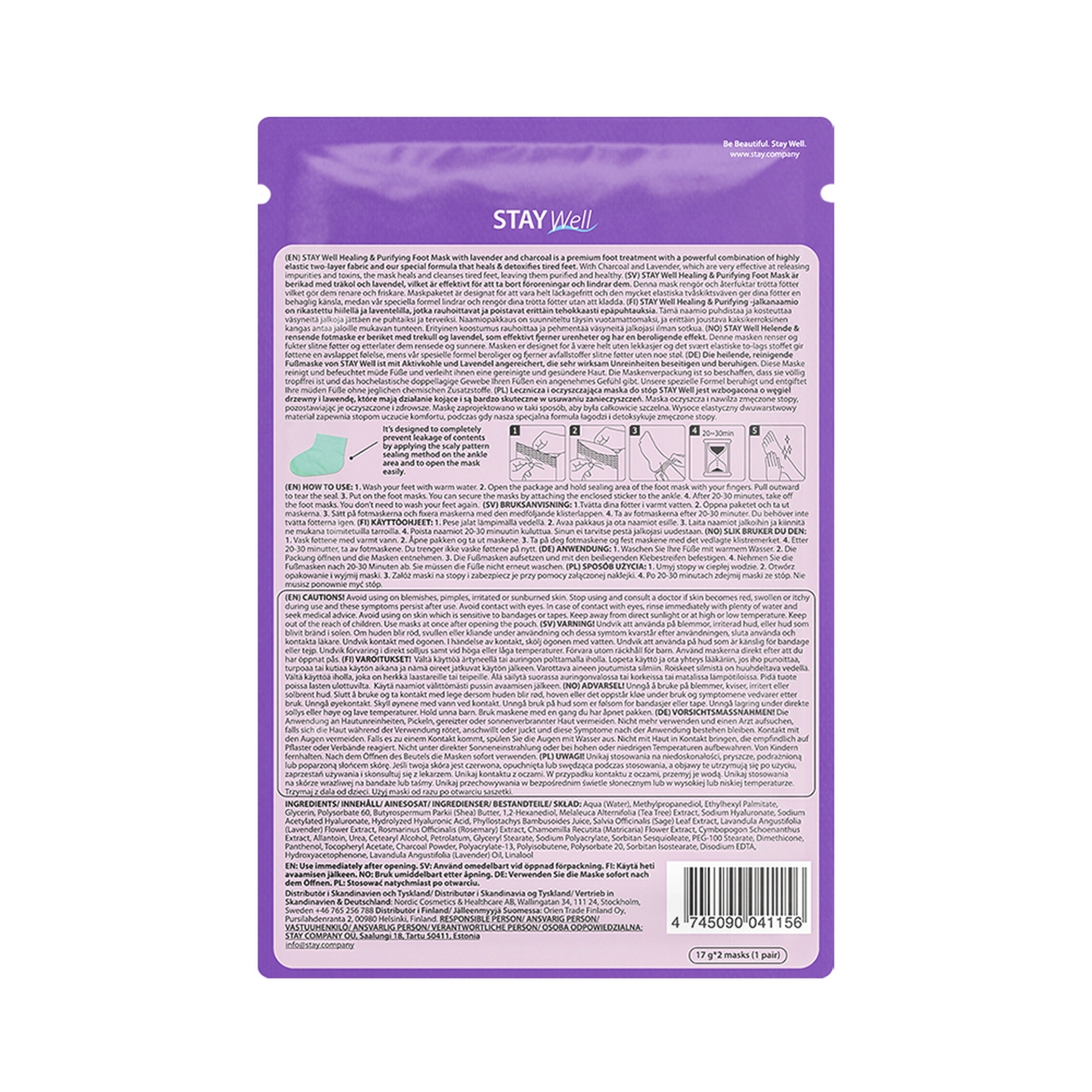 20 G undefined Foot Mask Masca de picioare Healing Purifying  1 of 4 