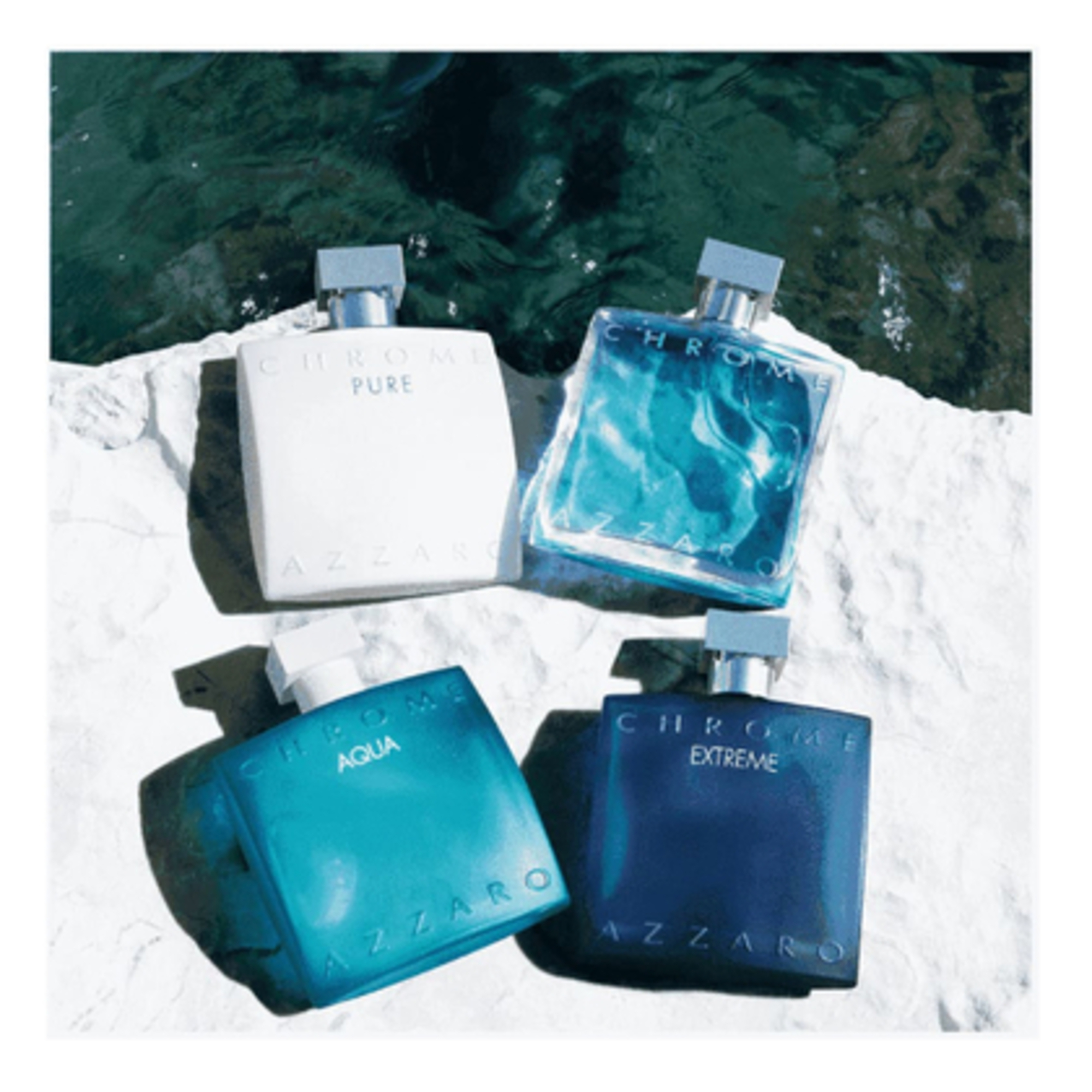 100 ML Azzaro CHROME Chrome Apa de Toaleta  1 of 3 
