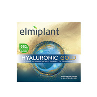 50 ML ELMIPLANT HYALURONIC GOLD Crema de noapte antirid cu efect de reumplere  1 of 2 