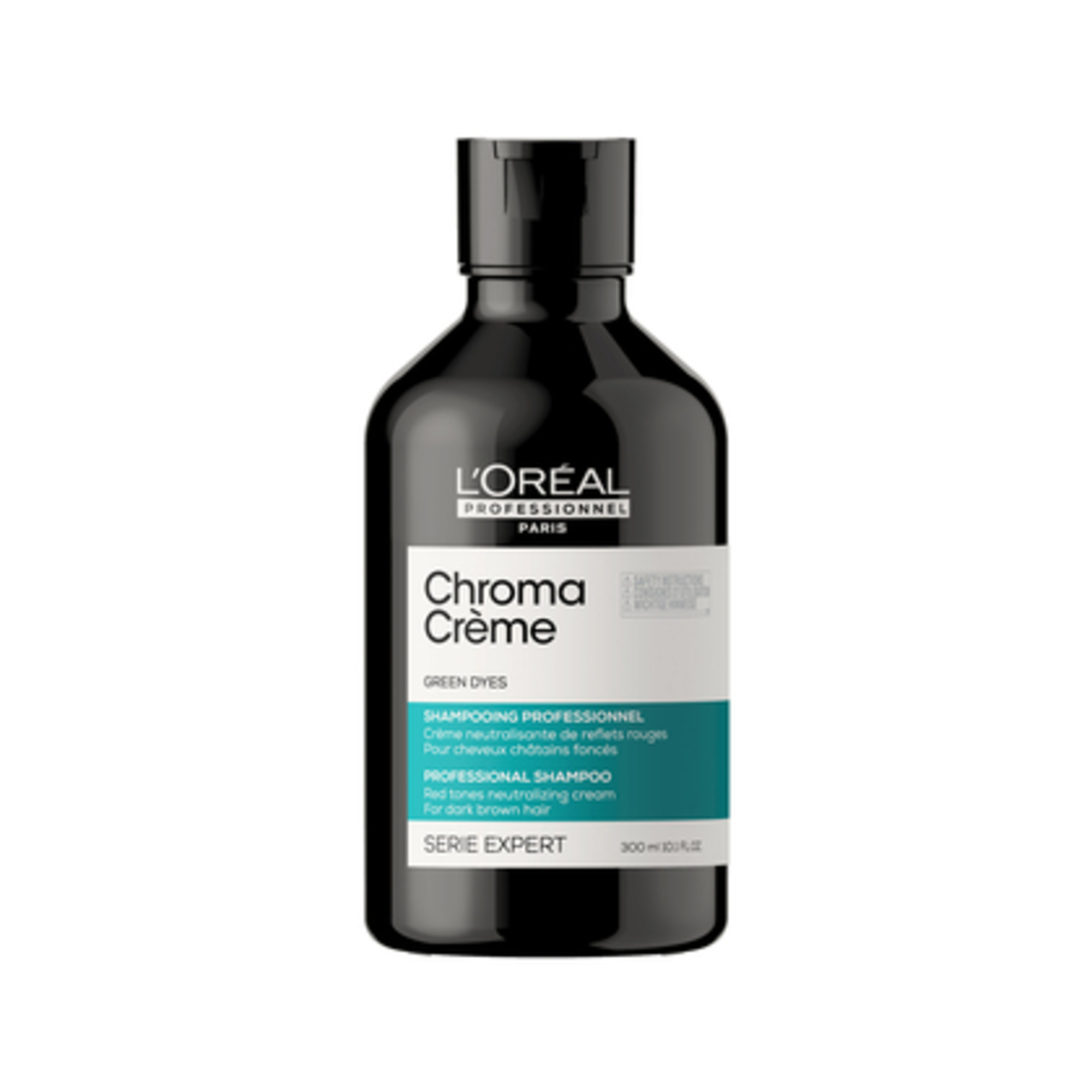 300 ML L'OREAL PROFESSIONNEL CHROMA CREME Sampon neutralizator reflexe roscate Green Dyes  Sampon neutralizator reflexe roscate Green Dyes