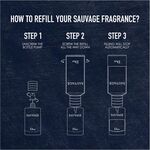 60 ML Dior SAUVAGE Sauvage Apa de Toaleta  2 of 2 Sauvage Apa de Toaleta
