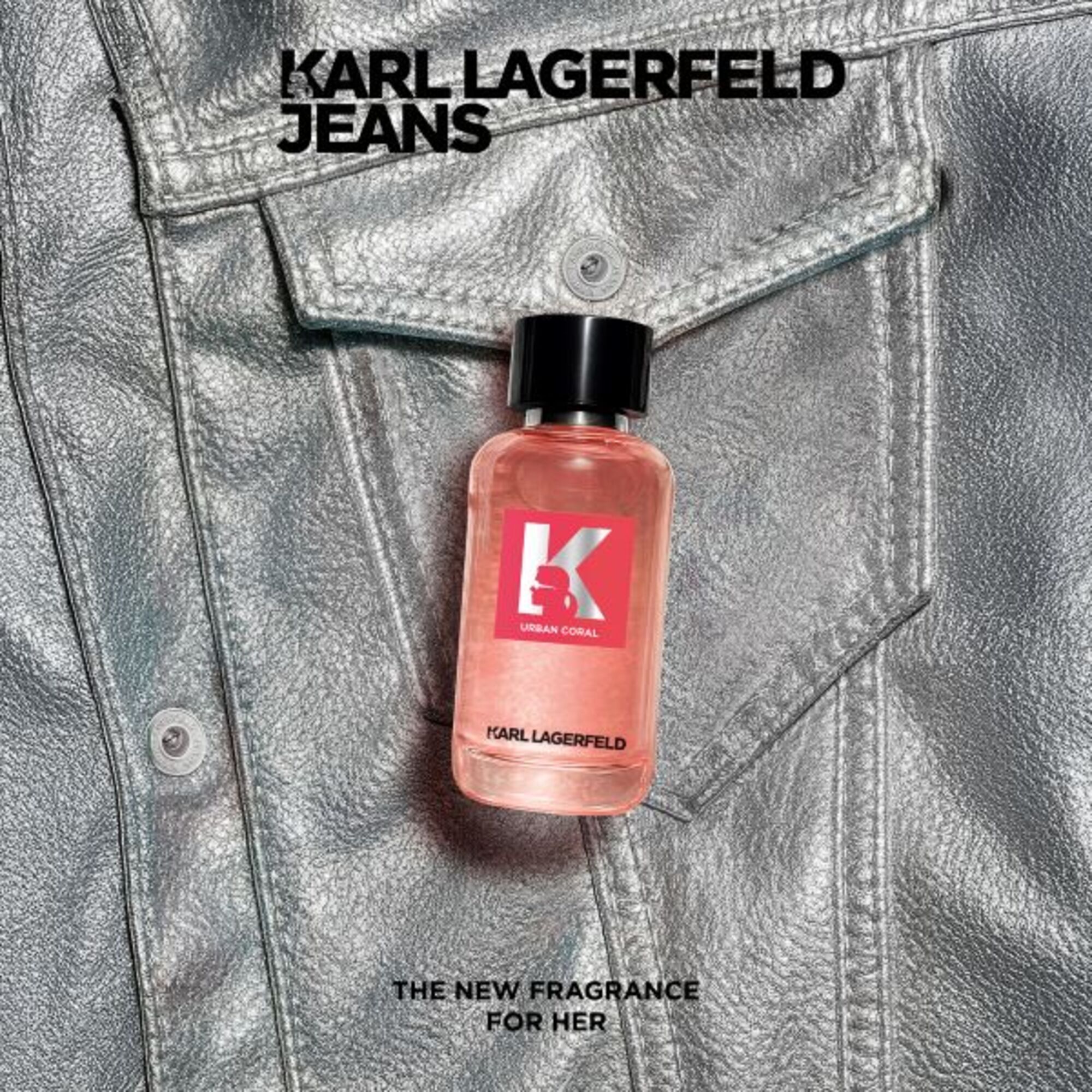 60 ML KARL LAGERFELD JEANS URBAN Jeans Urban Coral Woman Apa de Parfum 3 of 3 Jeans Urban Coral Woman Apa de Parfum