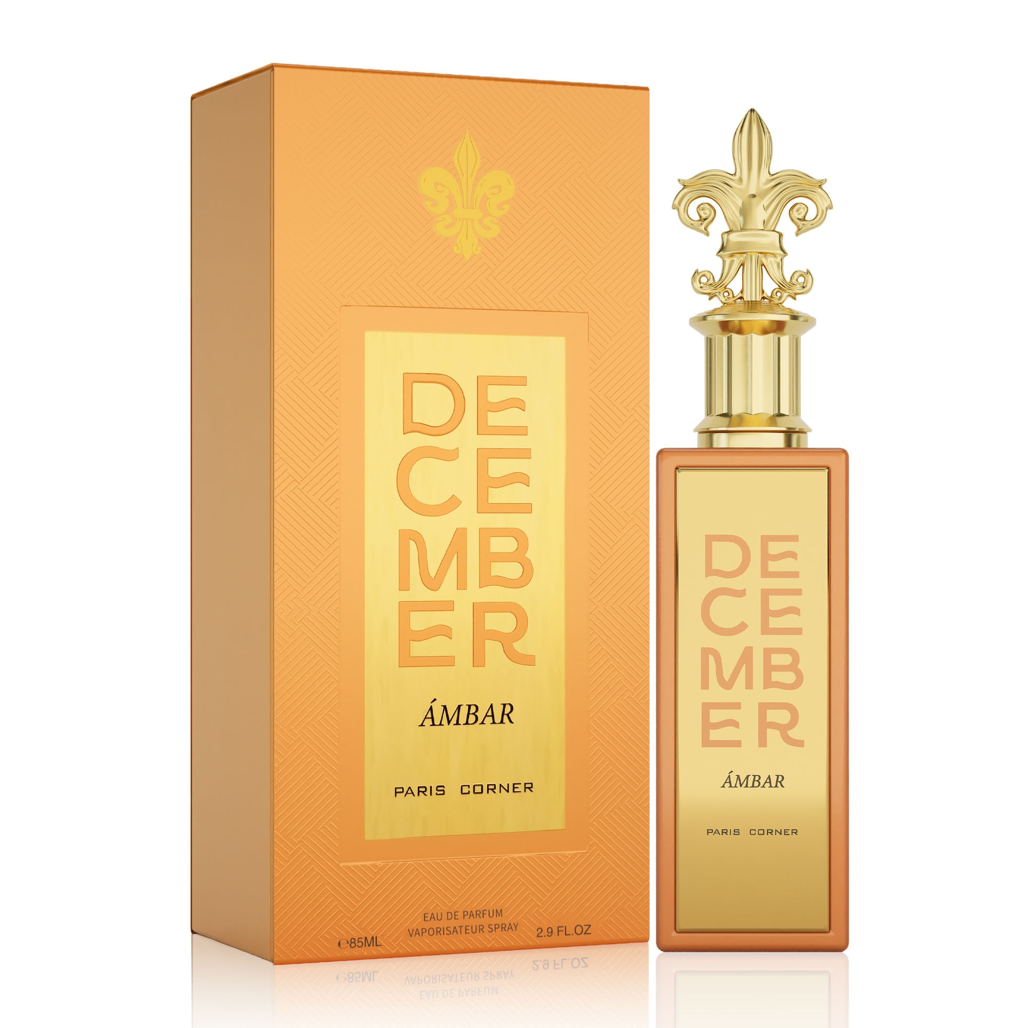 85 ML Paris Corner December Vanilla December Ambar Apa de Parfum  1 of 3 