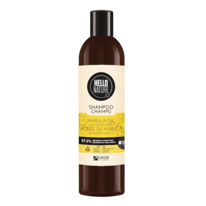 300 ML Hello Nature HAIR CARE Sampon Marula Oil  1 of 1 