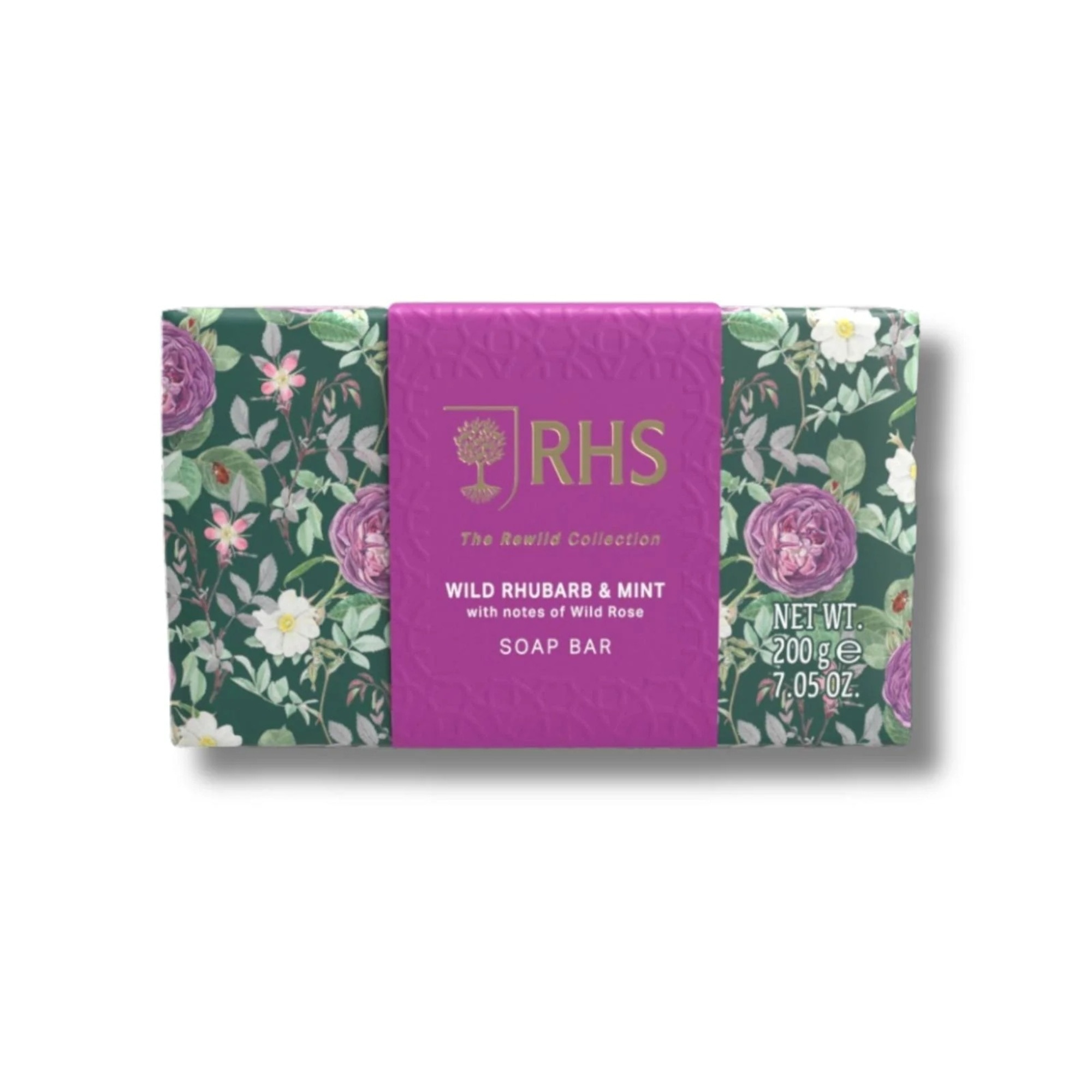 200 G Somerset RHS Sapun Wild Rhubarb Mint The Rewild Collection 1 of 3 Sapun Wild Rhubarb Mint The Rewild Collection