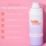 75 ML Hello Sunday THE RETOUCH ONE Spray de fata SPF 30  3 of 3 Spray de fata SPF 30