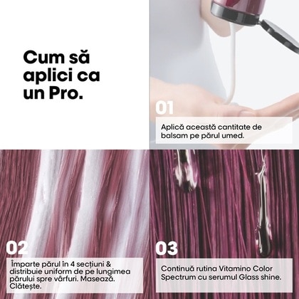 Balsam pentru par vopsit pentru fixarea culorii