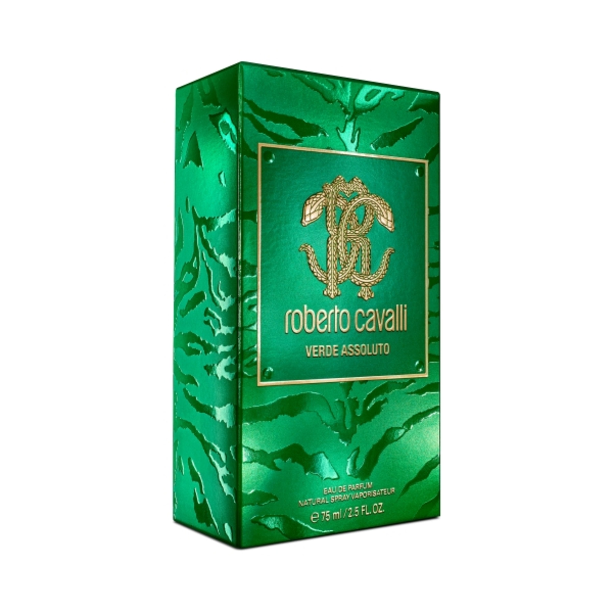 75 ML Roberto Cavalli Verde Assoluto Signature Verde Assoluto Apa de Parfum  1 of 3 