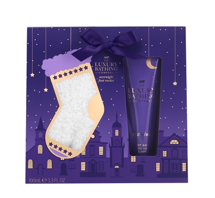 100 ML Grace Cole LUXURY BATHING Set de ingrijire pentru picioare Overnight Foot Revive  1 of 3 